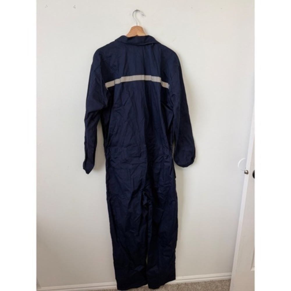 USNSM Men's Workwear Coveralls – Blue – Multi-Pocket Mechanic Jumpsuit – 2XL New - Picture 5 of 5